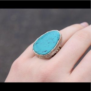 Silpada Tumbled Turquoise Gemstone Ring